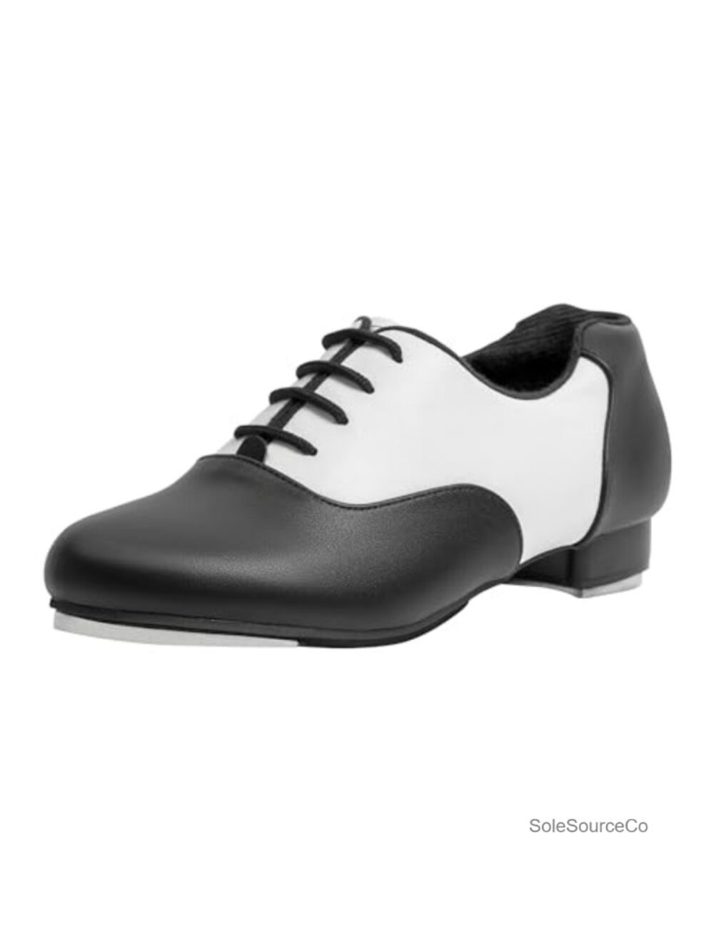 Linodes PU Leather Lace Up Tap Dance Shoes Women Men Oxford